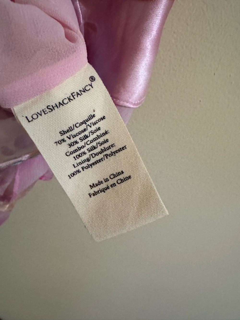 LoveShackFancy Agrace Mini Dress Candy Sparkle Size 2 - Picture 3 of 4